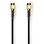 Nedis Anténní kabel SMA (M) - SMA (M) černá / Anténní kabel / Pozlacené / 50 Ohm / Stíněný / 1 m