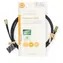 Nedis anténní kabel RP-SMA (M) - RP-SMA (F) černá / Anténní kabel / Pozlacené konektory / 50 Ohm / Stíněný / 1 m