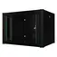 Lanview Wallmount Pro 7U 19" černý / Nástěnný rozvaděč / 600x450x423 mm / Předsmontovaný / Skleněné dveře