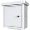 Lanview Mini Radius bílá / Sloupový rozvaděč pro kamery / IP66 / pozinkovaná ocel / nosnost 50 kg / 450×250×500 mm
