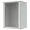 Lanview 16U 19" bílý / Nástěnný rozvaděč / 600x450x823 mm / Skleněné dveře