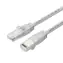 Lanview CAT6a bílá / Síťový kabel / U/UTP / LSZH / 1 m / PoE+