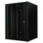 Lanview 19" Rack Wallmount černá / Nástěnný rozvaděč / 16U / 600×560 mm / Skleněné dveře