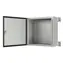 Lanview nástěnný rozvaděč IP65 bílá / Rozvaděč / 400×400×200 mm / Nosnost 30 kg / Uzamykatelný / Ocelové dveře