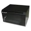 XtendLan Skříň 10" černá / Nástěnný rozvaděč / 4U / 280×350 mm / prosklené dveře