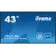 43" IIYAMA ProLite LH4341UHS-B2 černá / IPS / 3840x2160 / 16:9 / 8ms / 1200:1 / 500cd / repro / VGA / HDMI 