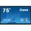 75" IIYAMA ProLite TE7512MIS-B3AG černá / IPS / 3840x2160 / 16:9 / 8ms / 1200:1 / 400cd / repro / VGA / HDMI / USB-C