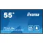 55" IIYAMA ProLite LH5575UHS-B1AG / IPS / 3840 x 2160 / 16:9 / 8 ms / 500 cd / 1200:1 / HDMI / DP
