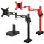 ARCTIC Z1 červená / rameno pro monitor / 13-27" / VESA 75 + 100 /výška 113-413mm / USB Hub