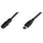 PremiumCord FireWire 800 kabel 9-pin<->6-pin propojovací 2m