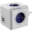 PowerCube Original USB modrá / 4 zásuvky / 2x USB port