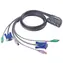 ATEN CS-62Z / 2-port KVM PS2 mini / 1.2m kabely
