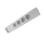 iQtech SmartLife WT004 bílá / chytrý Wi-Fi čtyřzásuvkový adaptér / 240V / 10A / 2.4GHz / 4xUSB