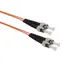 Solarix optický kabel ST-ST OM2 1m / Patch kabel / Multimode / Duplex