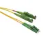 Solarix optický kabel E2000-LC APC 1m / Patch kabel / Singlemode / Duplex / OS