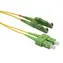 Solarix optický kabel E2000-SC APC 5m / Patch kabel / Singlemode / Duplex / OS
