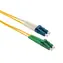 Solarix optický kabel LC-LC 1m / Patch kabel / Singlemode / Duplex / OS / APC-UPC