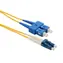 Solarix optický kabel SC-LC UPC 3m / Patch kabel / Singlemode / Duplex / OS