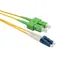 Solarix optický kabel SC-LC APC-UPC 5m / Patch kabel / Singlemode / Duplex / OS1