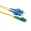 Solarix optický kabel SC-LC  APC-UPC 2m / Patch kabel / Singlemode / Duplex / OS