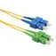 Solarix optický kabel SC-SC 1m / Patch kabel / Singlemode / Duplex / OS / APC-UPC