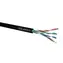 Solarix instalační kabel CAT5E 305m černá / venkovní instalace / PE plášť / nestíněný / box