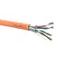 Solarix instalační kabel CAT6A STP 500m / vnitřní instalace / LSOHFR plášť / stíněný / cívka / oranžová