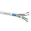 Solarix instalační kabel CAT6A FFTP 500m / vnitřní instalace / LSOH plášť / stíněný / cívka / šedá