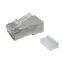 Solarix konektor RJ45 CAT6 STP pro lanko - 1ks / stíněný / skládaný