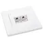 Solarix zásuvka 2x RJ45 CAT5E UTP pod omítku
