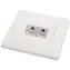 Solarix zásuvka 2x RJ45 CAT6 STP pod omítku