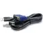 TRENDnet kvm kabel USB+D-Sub - D-Sub / pro KVM přepínač / 1.83m