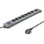 Qoltec 50167 Přepětová ochrana Quick Switch (8 zásuvek) / vypínač / 1.8m