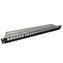 Solarix patch panel modulární neosazený 24 portů černá 1U