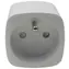 iQtech SmartLife WS024 bílá / Chytrý zásuvkový adaptér / Wi-Fi / 1x zásuvka 16A (F)