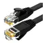 UGREEN Cat 6 UTP RJ45 Ethernet plochý kabel 1m černá