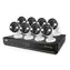 iGET HGNVK164908 / Kamerový systém / 8 kamer / UHD 4K / 16CH / IP66 / WAN / 16x LAN / HDMI / VGA