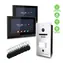EVOLVEO DoorPhone ID-2 / 2drátový videotelefon pro dva byty s RFID / otiskem prstu a podporou ONVIF kamer