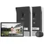 EZVIZ HP7 2-Entry Kit černo-stříbrná / Wi-Fi/ 2K / 7" dotykový monitor / 2x zvonek / IP65