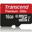 Transcend Micro SDHC 16GB (UHS-1) / Micro SDHC / 16GB / Class 10 UHS-1