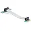 Delock Riser card PCI Express x1 / flexibilní kabel / vkládání vlevo