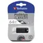 Verbatim Store 'n' Go PinStripe 64GB černá / Flash Disk / USB 3.0 / čtení: 30MBs / zápis: 10MBs