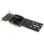 Synology M2D18 / duální rozšiřující karta pro dva M.2 NVMe/SATA SSD / PCIe 2.0 x8 / 2280 & 2260 & 2242