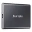 SAMSUNG T7 Externí SSD disk 1TB šedá / Externí SSD / R: 1050 MBs & W: 1000MBs / USB-C / 3y