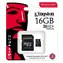Kingston microSDHC 16GB Industrial + adaptér / UHS-I V3 / U3 / Class 10