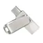 SanDisk Dual Drive Luxe 64 GB stříbrná / Flash Disk / USB-A 3.1 + USB-C / čtení až 400 MB/s