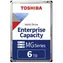 Toshiba Enterprise Capacity MG08 6TB 512e / HDD / 3.5" / SATA 6Gbits / 256MB cache / 7 200 rpm / Interní / 5y