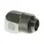 BitsPower otočný úhlový adaptér 90° G1/4" (M) > G1/4" (F) stříbrná