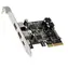 SilverStone ECU05 karta PCIe / 2x USB 3.0 & 1x USB 3.1 Type C + 2x interní USB 3.0