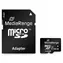 MediaRange MR945 128GB MicroSD + adaptér černá / Class 10 / UHS-I / čtení: až 80MBs